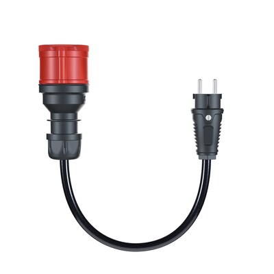 Tec Flex günstig Kaufen-go-e Adapter Gemini flex 11kW auf Steckdose. go-e Adapter Gemini flex 11kW auf Steckdose <![CDATA[• Adapterkabel für Gemini flex 11kW Anschluss an Haushaltssteckdose • Auch mit go-e Charger HOME+ kompatibel • Ladeleistung: max. 16 A • Länge: 30 