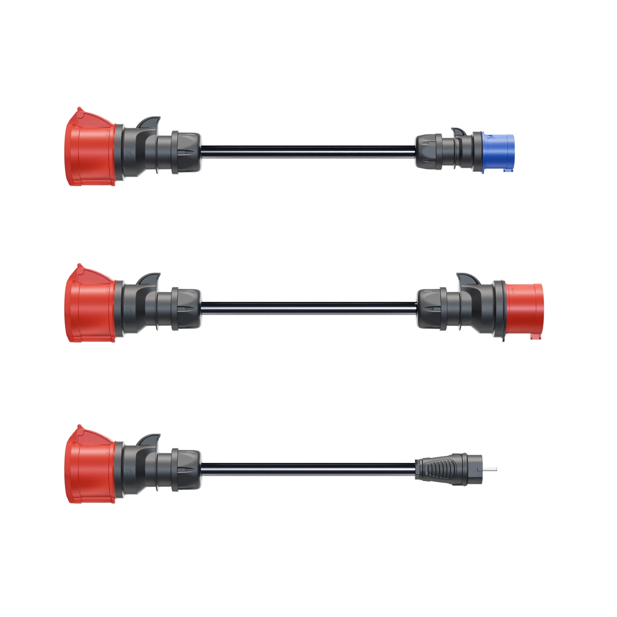 Go-Echarger Go-E Adapterset Gemini Flex 22 Kw Rot/Blau Ch-04-07