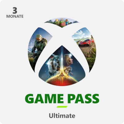 Pass Ultimate günstig Kaufen-Xbox Game Pass Ultimate 3 Monate. Xbox Game Pass Ultimate 3 Monate <![CDATA[• Anbieter/Vertragspartner: Microsoft / Xbox • Guthaben/UVP: 38,99EUR • Produktart: Digitaler Code per E-Mail • Code nur in Deutschland und Österreich einlösbar]]>. 