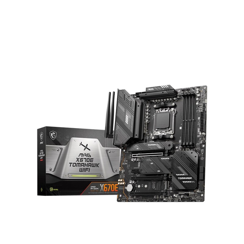 MSI MAG X670E Tomahawk Wifi ATX Mainboard Sockel AM5 4x M.2/USB-C/HDMI/DP