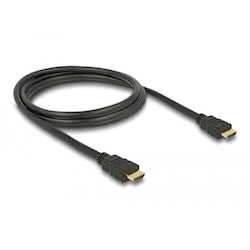 DeLOCK HDMI Kabel 1,5m High Speed Ethernet 4K St./St. schwarz