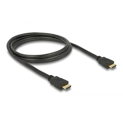 Delock HDMI günstig Kaufen-DeLOCK HDMI Kabel 1,5m High Speed Ethernet 4K St./St. schwarz. DeLOCK HDMI Kabel 1,5m High Speed Ethernet 4K St./St. schwarz <![CDATA[• HDMI-Kabel • Anschlüsse: HDMI A und HDMI A • Farbe: schwarz, Länge: 1,5m • passend für: DatenAudio/Video •