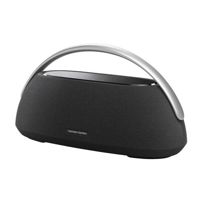 Auto mit günstig Kaufen-Harman Kardon Go+Play 3 Design Bluetooth-Lautsprecher mit Subwoofer Schwarz. Harman Kardon Go+Play 3 Design Bluetooth-Lautsprecher mit Subwoofer Schwarz <![CDATA[• Kabelloses Bluetooth-Streaming • Wiederaufladbarer Akku • Automatische Selbstoptimier