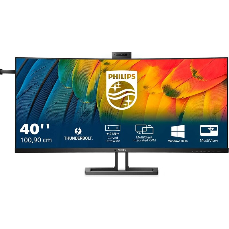 Philips 40B1U6903CH 101cm (40") WUHD IPS Monitor Curved 21:9 HDMI/DP/USB-C PD90W