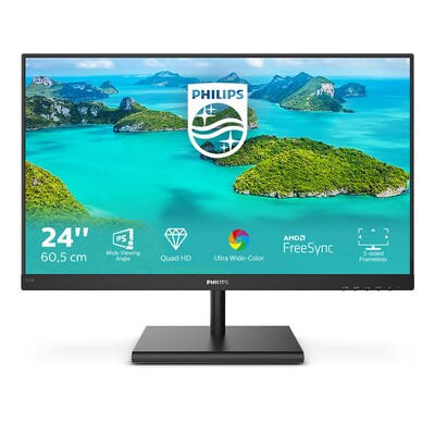 LINE günstig Kaufen-Philips E-Line 245E1S 60,5cm (23,8") QHD IPS Monitor 16:9 HDMI/DP/VGA 75Hz Sync. Philips E-Line 245E1S 60,5cm (23,8") QHD IPS Monitor 16:9 HDMI/DP/VGA 75Hz Sync <![CDATA[• Energieeffizienzklasse: E • Größe: 60.5 cm(23,8 Zoll) 16:9, Auflösun