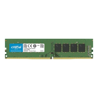 4GB DDR4 günstig Kaufen-4GB (1x4GB) Crucial DDR4-2666 CL19 DIMM Single Rank RAM Speicher. 4GB (1x4GB) Crucial DDR4-2666 CL19 DIMM Single Rank RAM Speicher <![CDATA[• 4 GB (RAM-Module: 1 Stück) • DDR4-RAM 2666 MHz • CAS Latency (CL) 19 • Anschluss:288-pin, Spannung:1,2 V