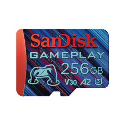 SDXC Karte günstig Kaufen-SanDisk GamePlay 256 GB microSDXC UHS-I-Speicherkarte bis 190 MB/s. SanDisk GamePlay 256 GB microSDXC UHS-I-Speicherkarte bis 190 MB/s <![CDATA[• Speichertyp: microSDXC (UHS-I) • Speicherkapazität: 256 GB • Geschwindigkeitsklasse: Cl10, U3, V30 •