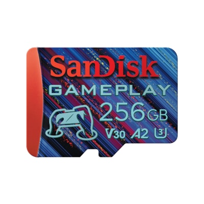 Play and  günstig Kaufen-SanDisk GamePlay 256 GB microSDXC UHS-I-Speicherkarte bis 190 MB/s. SanDisk GamePlay 256 GB microSDXC UHS-I-Speicherkarte bis 190 MB/s <![CDATA[• Speichertyp: microSDXC (UHS-I) • Speicherkapazität: 256 GB • Geschwindigkeitsklasse: Cl10, U3, V30 •