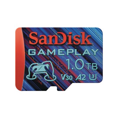 HS 30  günstig Kaufen-SanDisk GamePlay 1 TB microSDXC UHS-I-Speicherkarte bis 190 MB/s. SanDisk GamePlay 1 TB microSDXC UHS-I-Speicherkarte bis 190 MB/s <![CDATA[• Speichertyp: microSDXC (UHS-I) • Speicherkapazität: 1 TB • Geschwindigkeitsklasse: Cl10, U3, V30 • max. 
