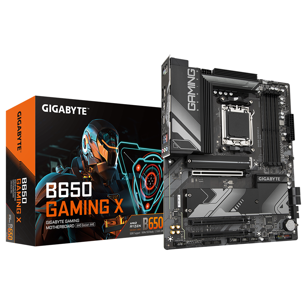 GIGABYTE B650 GAMING X ATX Mainboard Sockel AM5 HDMI/DP/USB-C/M.2