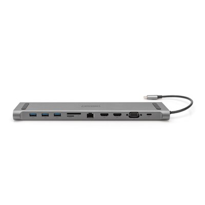 840 W günstig Kaufen-DIGITUS DA-70898 11-Port USB-C Docking Station. DIGITUS DA-70898 11-Port USB-C Docking Station <![CDATA[• 11-Port Dockingstation • 3xUSB3.0, 1x USB-C, 1xRJ45, 2xHDMI, 1xVGA, 1xMicro SD • USB-C Power Delivery: 100W • HDTV Auflösung max.: 3840 x 21