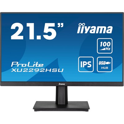 HDMI A günstig Kaufen-iiyama ProLite XU2292HSU-B6 54,6cm (21,5") FHD IPS Monitor HDMI/DP/USB 100Hz. iiyama ProLite XU2292HSU-B6 54,6cm (21,5") FHD IPS Monitor HDMI/DP/USB 100Hz <![CDATA[• Energieeffizienzklasse: E • Größe: 54,6 cm (21,5 Zoll) 16:9, Auflösung: 1.