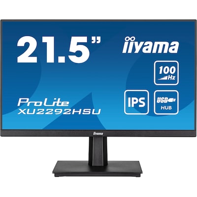 HD PRO günstig Kaufen-iiyama ProLite XU2292HSU-B6 54,6cm (21,5") FHD IPS Monitor HDMI/DP/USB 100Hz. iiyama ProLite XU2292HSU-B6 54,6cm (21,5") FHD IPS Monitor HDMI/DP/USB 100Hz <![CDATA[• Energieeffizienzklasse: E • Größe: 54,6 cm (21,5 Zoll) 16:9, Auflösung: 1.