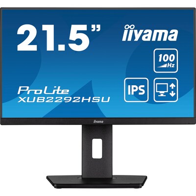 iiyama günstig Kaufen-iiyama ProLite XUB2292HSU-B6 54,6cm (21,5") FHD IPS Monitor HDMI/DP/USB 100Hz. iiyama ProLite XUB2292HSU-B6 54,6cm (21,5") FHD IPS Monitor HDMI/DP/USB 100Hz <![CDATA[• Energieeffizienzklasse: E • Größe: 54,6 cm (21,5 Zoll) 16:9, Auflösung: 