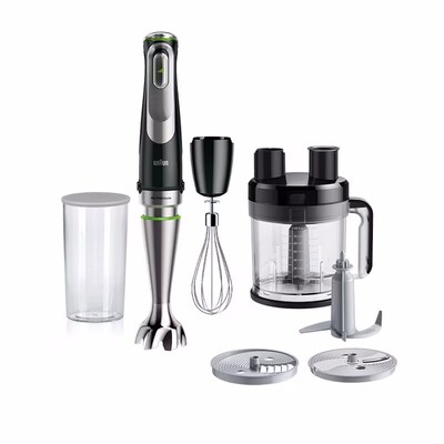 in Spa günstig Kaufen-Braun MultiQuick 9 - MQ 9175XL Stabmixer-Set. Braun MultiQuick 9 - MQ 9175XL Stabmixer-Set <![CDATA[• 1.200 Watt Stabmixer-Set • stufenlos Geschwindigkeitsstufen • Mixfuß aus Edelstahl mit Spritzschutz • Abnehmbare Teile spülmaschinenfest]]>. 