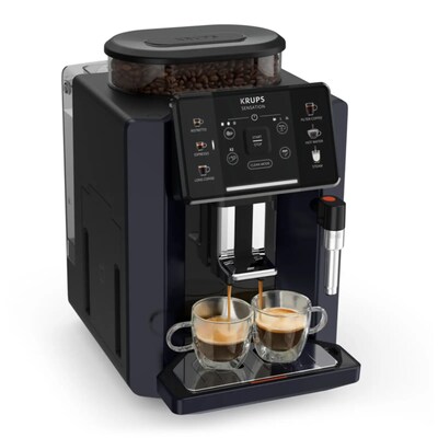 Kaffees um günstig Kaufen-Krups EA 910B Sensation  Kaffeevollautomat. Krups EA 910B Sensation  Kaffeevollautomat <![CDATA[• Symbol-Display • Programmierung aller Kaffeespezialitäten • Milchschaumgetränke auf Knopfdruck • Kegelmahlwerk • Automatische Spül- und Reinigun