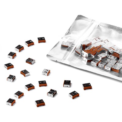 Smartkeeper  ESSENTIAL 100x USB-A Blocker Braun | 08809534690853