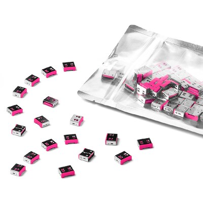 Es war günstig Kaufen-SMARTKEEPER ESSENTIAL 100x USB-A Blocker Pink. SMARTKEEPER ESSENTIAL 100x USB-A Blocker Pink <![CDATA[• Die physische IT-Sicherheitslösung für IT/OT-Hardwareschnittstellen • Effektiver Schutz vor unbefugten Zugriffen und Datenverlusten • Passend f