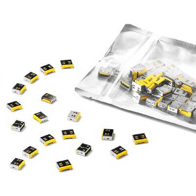 10 x  günstig Kaufen-SMARTKEEPER ESSENTIAL 100x USB-A Blocker Gelb. SMARTKEEPER ESSENTIAL 100x USB-A Blocker Gelb <![CDATA[• Die physische IT-Sicherheitslösung für IT/OT-Hardwareschnittstellen • Effektiver Schutz vor unbefugten Zugriffen und Datenverlusten • Passend f