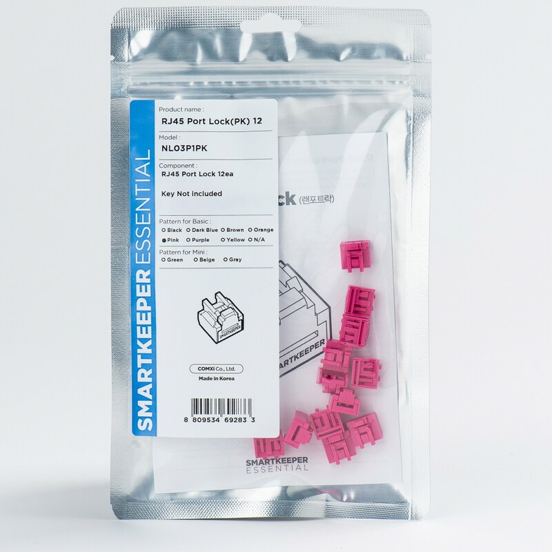 2x 1 günstig Kaufen-SMARTKEEPER ESSENTIAL 12x RJ45 Port Blockers Pink. SMARTKEEPER ESSENTIAL 12x RJ45 Port Blockers Pink <![CDATA[• Die physische IT-Sicherheitslösung für IT/OT-Hardwareschnittstellen • Effektiver Schutz vor unbefugten Zugriffen und Datenverlusten • Passend f