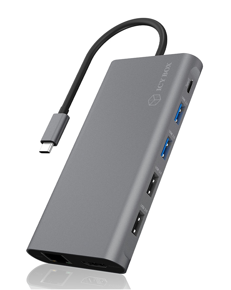 Raidsonic ICY BOX 12-in-1 USB Type-C® Dock mit PD 100 W (IB-DK4050-CPD)