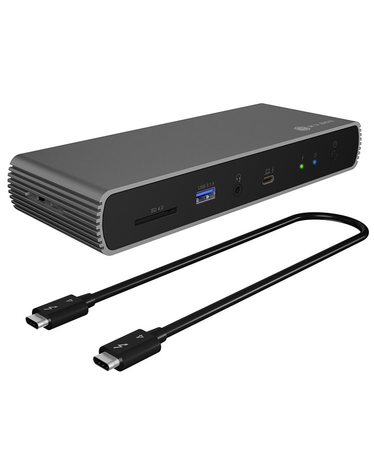 Raidsonic ICY BOX 10-in-1 Thunderbolt™ 4 Dock mit 2x 4K@60 Hz (IB-DK8801-TB4)