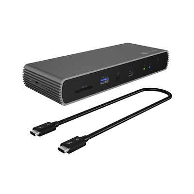 mit CD günstig Kaufen-Raidsonic ICY BOX 10-in-1 Thunderbolt™ 4 Dock mit 2x 4K@60 Hz (IB-DK8801-TB4). Raidsonic ICY BOX 10-in-1 Thunderbolt™ 4 Dock mit 2x 4K@60 Hz (IB-DK8801-TB4) <![CDATA[• Notebook DockingStation mit zweifacher Videoausgabe • Datenübertragu