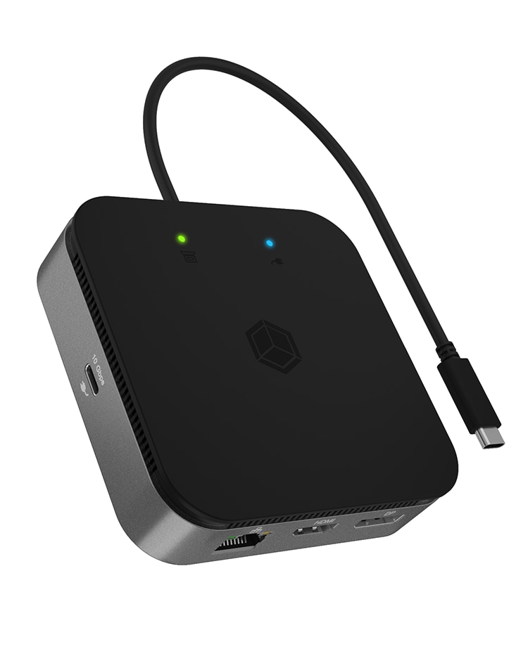 Raidsonic ICY BOX 7-in-1 USB4® DockingStation mit 2x Videoausgabe (IB-DK408-C41)
