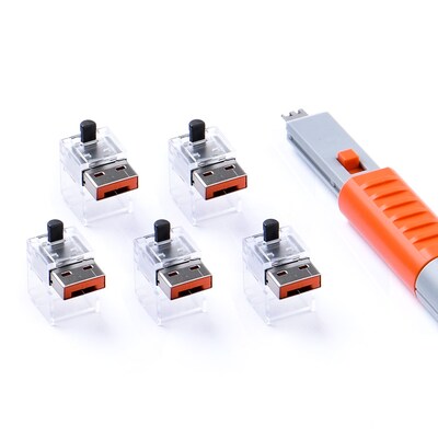 Orange günstig Kaufen-SMARTKEEPER ESSENTIAL 5x LAN Cable Locks mit 1x Lock Key Basic Orange. SMARTKEEPER ESSENTIAL 5x LAN Cable Locks mit 1x Lock Key Basic Orange <![CDATA[• Die physische IT-Sicherheitslösung für IT/OT-Hardwareschnittstellen • Effektiver Schutz vor unbef