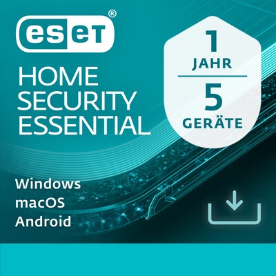 Schutz und günstig Kaufen-ESET HOME Security Essential | 5 Geräte | Download & Produktschlüssel. ESET HOME Security Essential | 5 Geräte | Download & Produktschlüssel <![CDATA[• Schutz vor verschiedenen Online-Bedrohungen wie Viren und Malware. • F