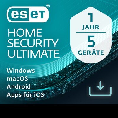 Mate X günstig Kaufen-ESET HOME Security Ultimate | 5 Geräte | Download & Produktschlüssel. ESET HOME Security Ultimate | 5 Geräte | Download & Produktschlüssel <![CDATA[• Schutz vor verschiedenen Online-Bedrohungen wie Viren und Malware. • Für
