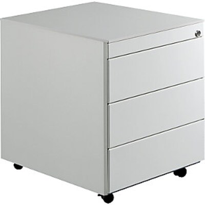 TT Grau günstig Kaufen-Schubladenrollcontainer, HxT 570x600 mm, Stahlplatte, 3 Schubl., lichtgrau. Schubladenrollcontainer, HxT 570x600 mm, Stahlplatte, 3 Schubl., lichtgrau <![CDATA[• Hochwertige Schubladenführung mit Selbsteinzug und Dämpfung. • Alle Ausführungen mit U