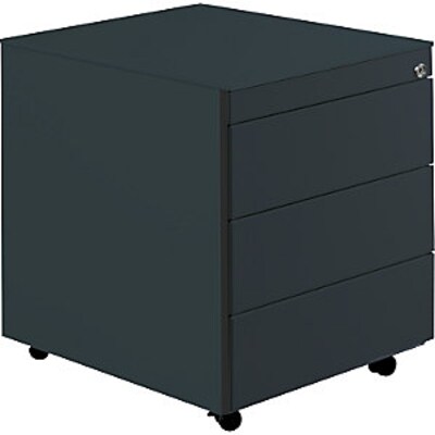 600 g günstig Kaufen-Schubladenrollcontainer, HxT 570x600 mm, Stahlplatte, 3 Schubl., anthrazitgrau. Schubladenrollcontainer, HxT 570x600 mm, Stahlplatte, 3 Schubl., anthrazitgrau <![CDATA[• Hochwertige Schubladenführung mit Selbsteinzug und Dämpfung. • Alle Ausführung