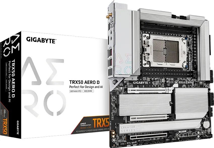 GIGABYTE TRX50 AERO D E-ATX Server Mainboard AMD Sockel SP6 (sTR5)