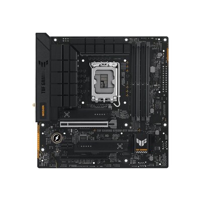 Core Board günstig Kaufen-ASUS TUF GAMING B760M-BTF WIFI mATX Mainboard Sockel 1700 DP/HDMI/USB-C. ASUS TUF GAMING B760M-BTF WIFI mATX Mainboard Sockel 1700 DP/HDMI/USB-C <![CDATA[• mATX Mainboard mit Sockel Intel 1700 für Intel Core 13. Generation-CPU • Intel B760-Chipsatz, 