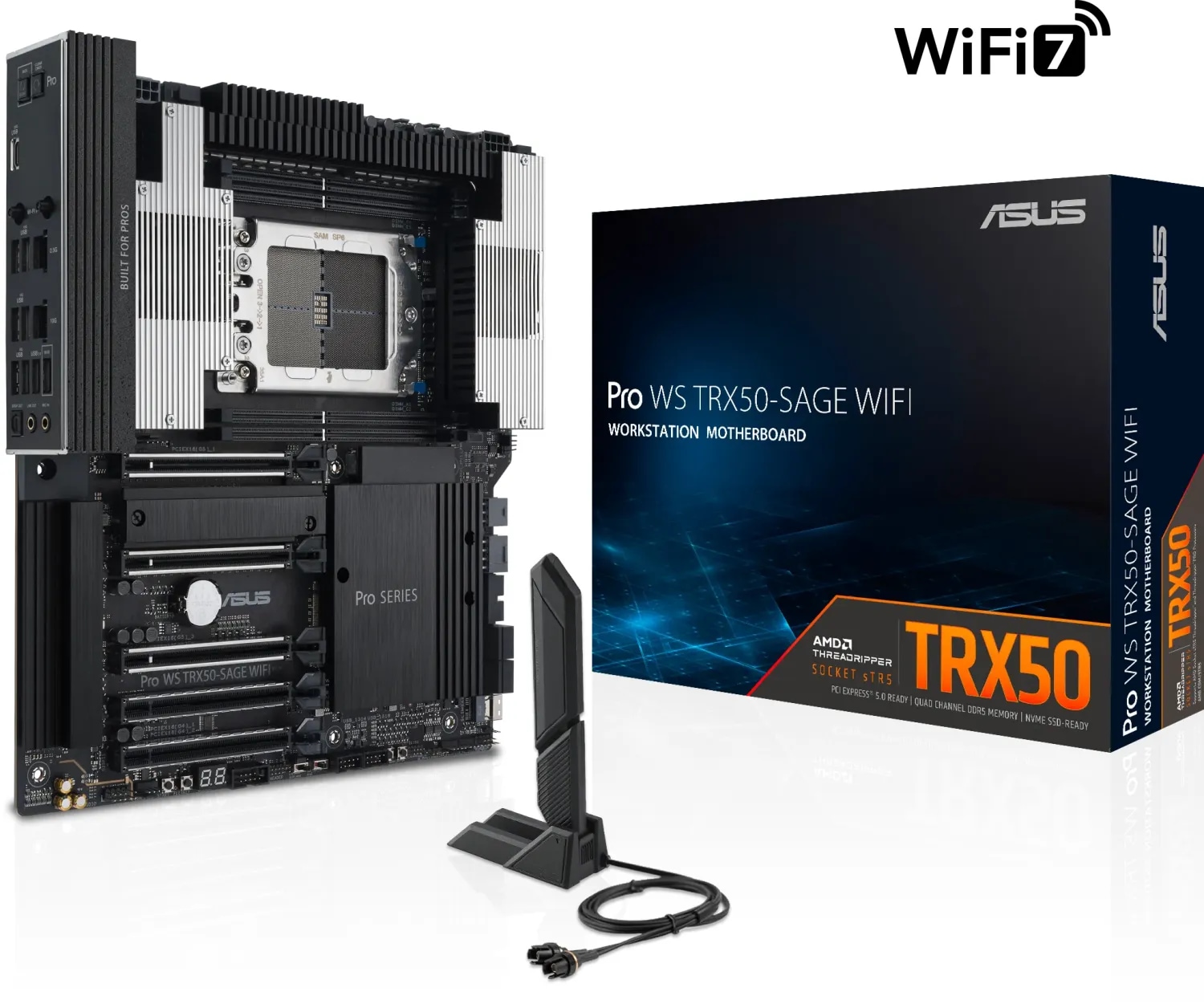 ASUS Pro WS TRX50-Sage WIFI Workstation Mainboard Sockel SP6 (sTR5)