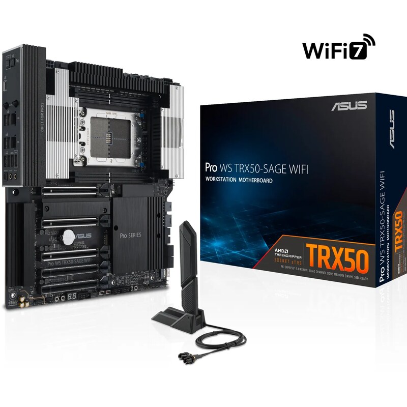 ASUS Pro WS TRX50-Sage WIFI Workstation Mainboard Sockel SP6 (sTR5)