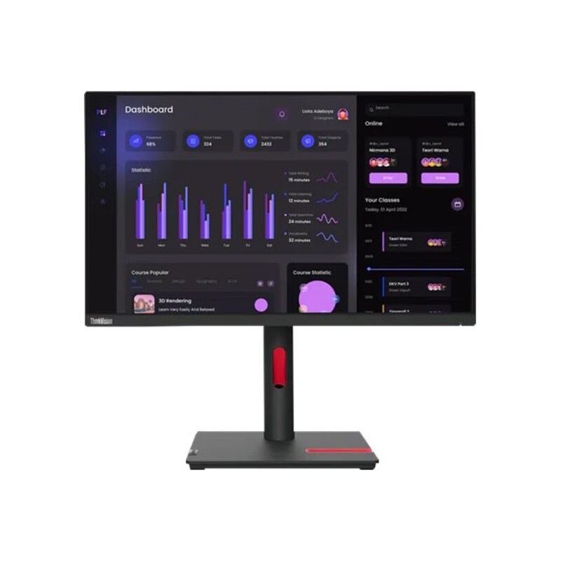 Lenovo ThinkVision T24i-30 60,5cm (23,8") FHD IPS Monitor HDMI/DP HV Pivot