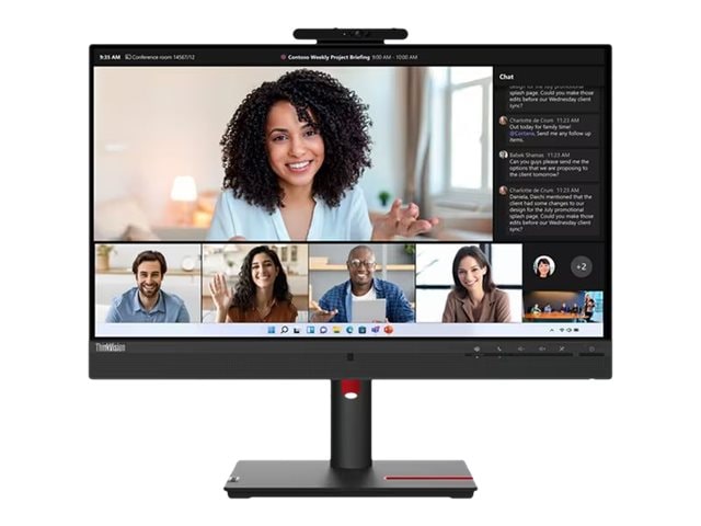 Lenovo ThinkVision T24mv-30 60,5cm (23,8&quot;) FHD IPS Monitor HDMI/DP/USB-C Hv