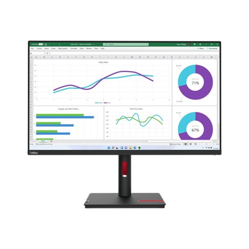 Lenovo ThinkVision T32h-30 80cm (31,5") 16:9 WQHD IPS Monitor HDMI/DP/USB-C Hv