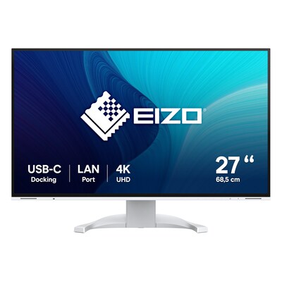 Monitor 4K günstig Kaufen-EIZO Flexscan EV2740X-WT 68,5cm (27") 4K UHD IPS Monitor DP/HDMI/USB-C HV. EIZO Flexscan EV2740X-WT 68,5cm (27") 4K UHD IPS Monitor DP/HDMI/USB-C HV <![CDATA[• Energieeffizienzklasse: D • Größe: 68,6 cm (27 Zoll) 16:9, Auflösung: 3.840x2.16