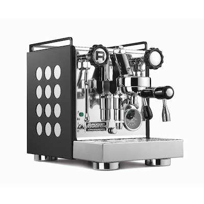 Espresso Maschine günstig Kaufen-Rocket RE501B1W11 Appartamento Schwarz / Weiß. Rocket RE501B1W11 Appartamento Schwarz / Weiß <![CDATA[• Espressomaschine 1350W aus Edelstahl (Schwarz / Weiß) • 1.8 Liter Wasserbehälter • Milchaufschäumer • bis zu 2 Tassen pro Brühvor
