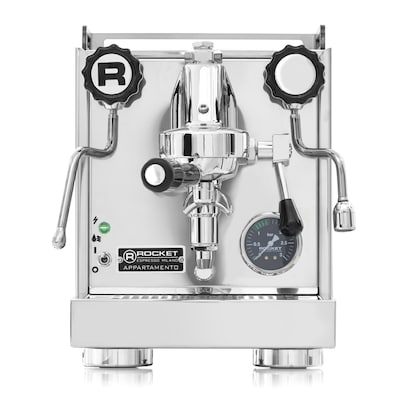 Espresso Maschine günstig Kaufen-Rocket RE501A1W11 Appartamento Inox / Weiß. Rocket RE501A1W11 Appartamento Inox / Weiß <![CDATA[• Espressomaschine 1350W aus Edelstahl (Inox / Weiß) • 1.8 Liter Wasserbehälter • Milchaufschäumer • bis zu 2 Tassen pro Brühvorgang • 