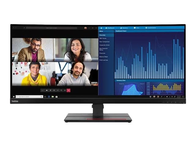 Lenovo ThinkVision P34w-20 86,7cm (34&quot;) UWQHD 21:9 curved Monitor HDMI/DP/USB-C