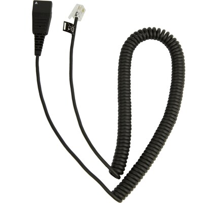 Jabra günstig Kaufen-Jabra Kabelunterteil QD auf RJ10 (Lucent/Cisco, spiral). Jabra Kabelunterteil QD auf RJ10 (Lucent/Cisco, spiral) <![CDATA[• Jabra Headset-Kabel - 2 m • Quick Disconnect zu RJ-10]]>. 