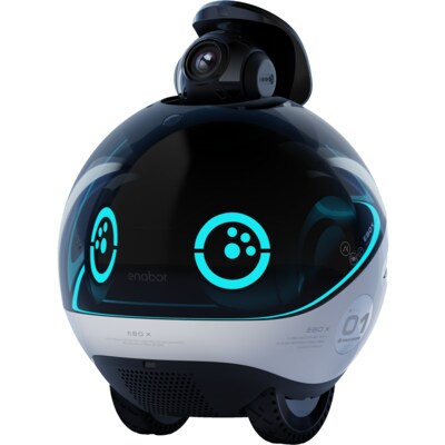 GSR ROBOT günstig Kaufen-enabot EBO X Überwachungsroboter mit Kamera WLAN. enabot EBO X Überwachungsroboter mit Kamera WLAN <![CDATA[• Infrarot-Nachtsichtfunktion, Infrarot-Laser-Sensor • Videoalarm/Nachrichten per Push in der App • 24-Stunden-Sicherheitsaufzeichn