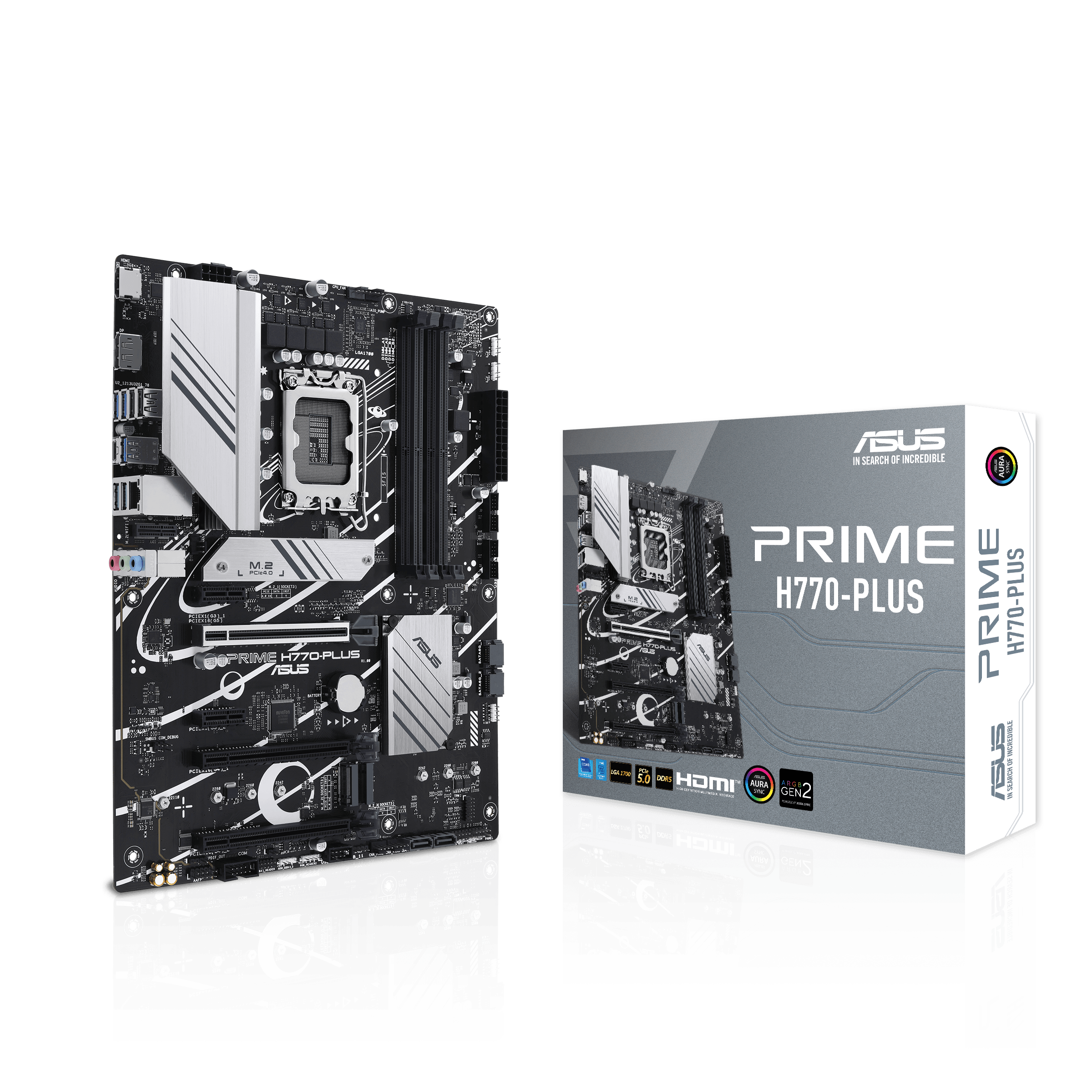 ASUS PRIME H770-PLUS ATX Mainboard Sockel 1700 DP/HDMI/USB-C