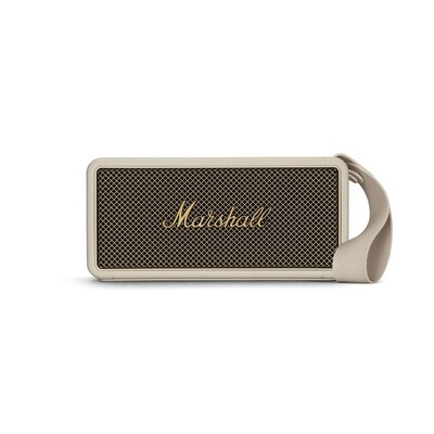 De 5 günstig Kaufen-Marshall Middleton Bluetooth Lautsprecher Middleton Cream. Marshall Middleton Bluetooth Lautsprecher Middleton Cream <![CDATA[• aktiver Stereo-Bluetooth-Lautsprecher • Zwei 3-Zoll-Basslautsprecher • Bluetooth 5.1, goldene Bedienelemente • Staub- u