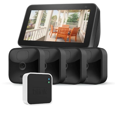 Blink Outdoor 4 Überwachungskamera mit Sync Module + Amazon Echo Show 5