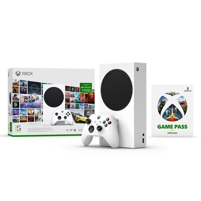 Of S  günstig Kaufen-Microsoft Xbox Series S | 512GB | weiß | inkl. 3 Monate Game Pass Ultimate. Microsoft Xbox Series S | 512GB | weiß | inkl. 3 Monate Game Pass Ultimate <![CDATA[• Hardware-beschleunigtes Raytracing macht dein Spiel noch realistischer • Spiele